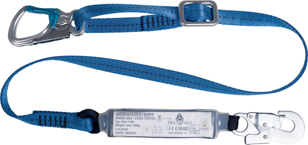 Längenverstellbares Verbindungsmittel nach EN 354